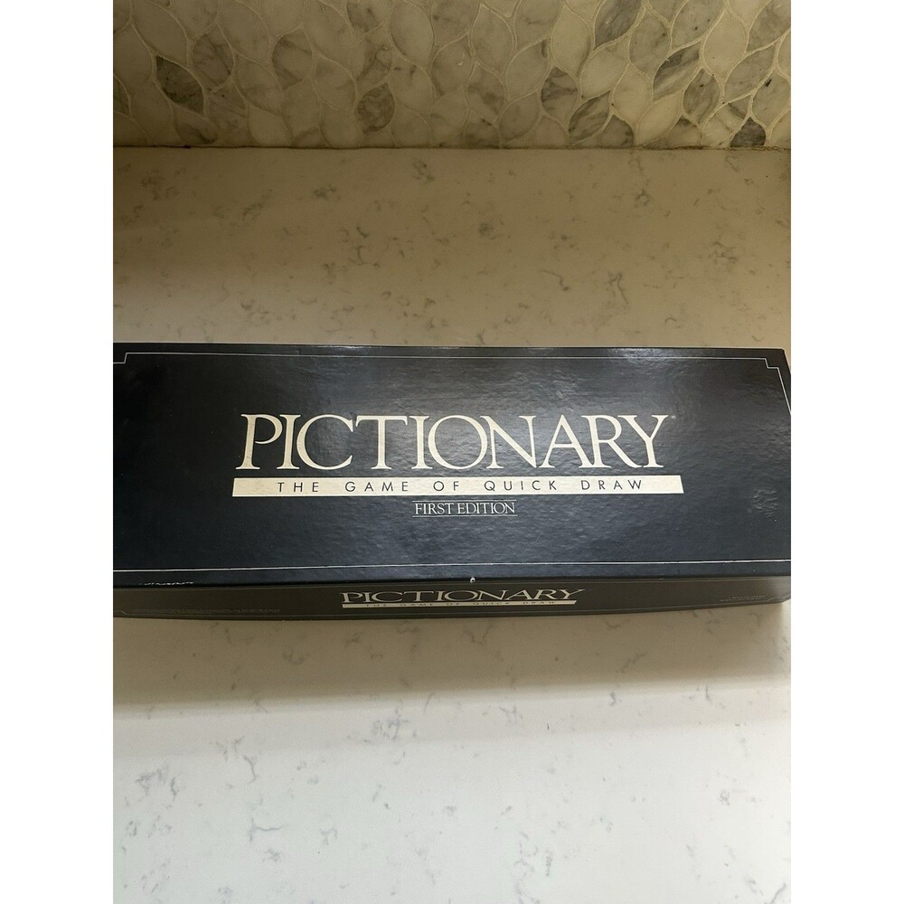 Vintage Pictionary First Edition Game 1985 All Original Pieces Complete